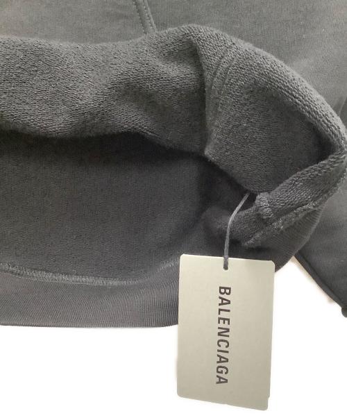 BALENCIAGA（バレンシアガ）BALENCIAGA (バレンシアガ) プルオーバーパーカー ブラック サイズ:SIZE　Mの古着・服飾アイテム