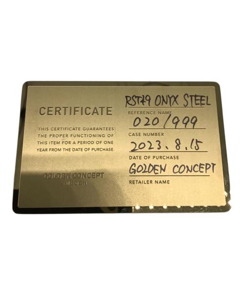 GOLDEN CONCEPT（ゴールデン コンセプト）GOLDEN CONCEPT (ゴールデン コンセプト) アップルウォッチケース ブラックの古着・服飾アイテム