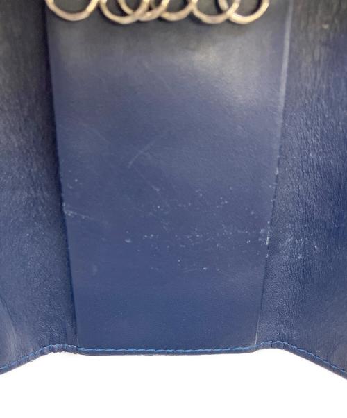 LOEWE（ロエベ）LOEWE (ロエベ) 6連キーケース　	アナグラム ネイビーの古着・服飾アイテム