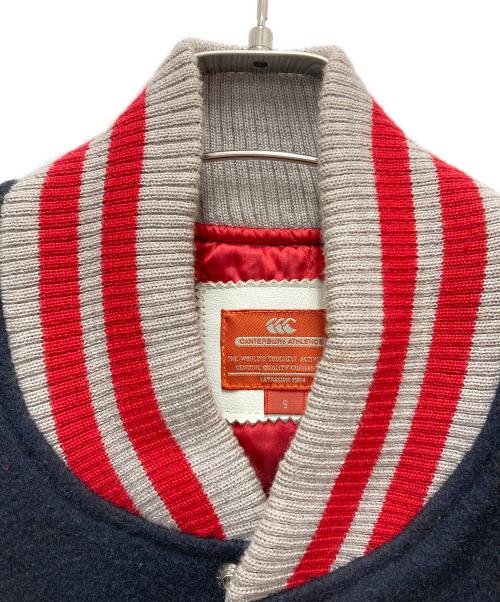 Canterbury（カンタベリー）Canterbury (カンタベリー) スタジャン ネイビー×ホワイト サイズ:SIZE Sの古着・服飾アイテム