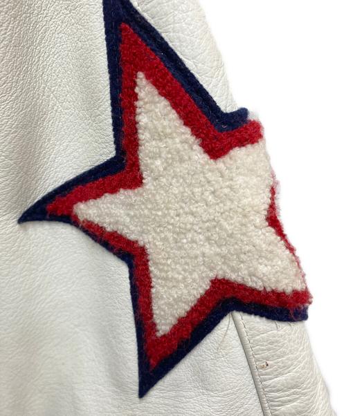 Canterbury（カンタベリー）Canterbury (カンタベリー) スタジャン ネイビー×ホワイト サイズ:SIZE Sの古着・服飾アイテム