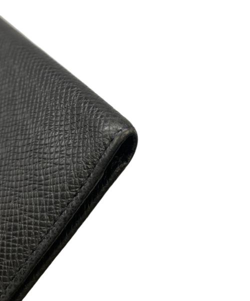 LOUIS VUITTON（ルイ ヴィトン）LOUIS VUITTON (ルイ ヴィトン) 札入れ ポルト・バルール・カルト・クレディ アルドワーズ　ﾀｲｶﾞ ブラックの古着・服飾アイテム