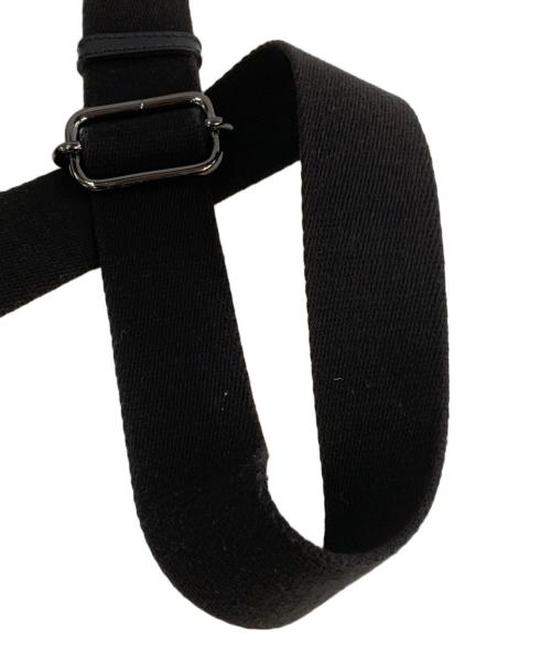 BURBERRY BLACK LABEL（バーバリーブラックレーベル）BURBERRY BLACK LABEL (バーバリーブラックレーベル) フラップショルダーバッグ ブラックの古着・服飾アイテム