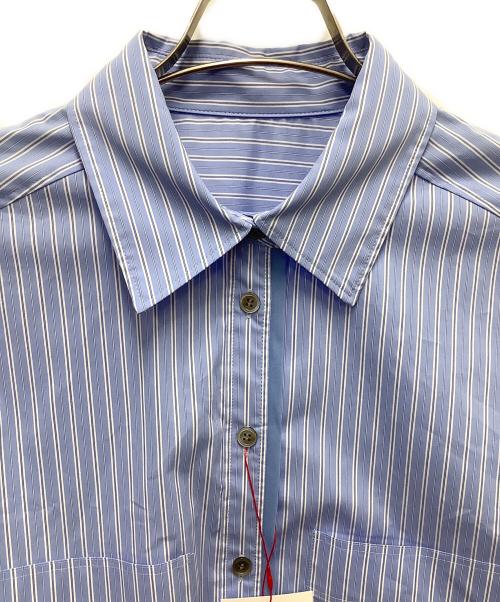 MAISON SPECIAL（メゾンスペシャル）MAISON SPECIAL (メゾンスペシャル) クロップドシャツ ブルー サイズ:SIZE　Freeの古着・服飾アイテム