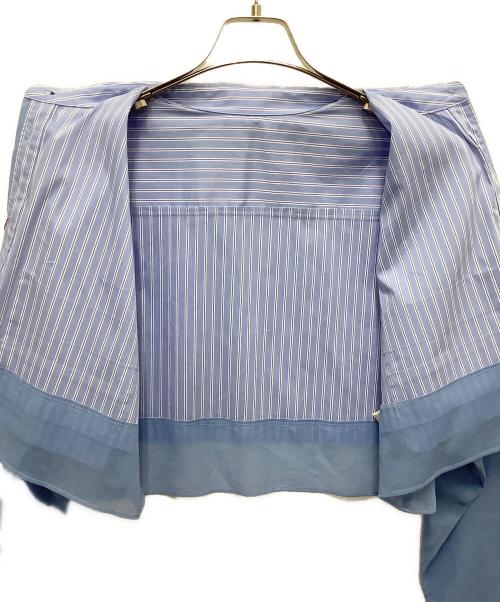 MAISON SPECIAL（メゾンスペシャル）MAISON SPECIAL (メゾンスペシャル) クロップドシャツ ブルー サイズ:SIZE　Freeの古着・服飾アイテム