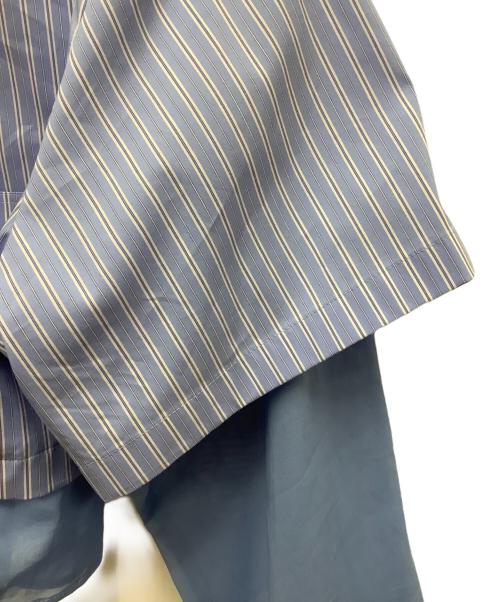 MAISON SPECIAL（メゾンスペシャル）MAISON SPECIAL (メゾンスペシャル) クロップドシャツ ブルー サイズ:SIZE　Freeの古着・服飾アイテム