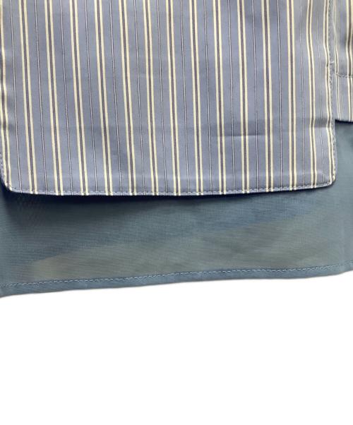 MAISON SPECIAL（メゾンスペシャル）MAISON SPECIAL (メゾンスペシャル) クロップドシャツ ブルー サイズ:SIZE　Freeの古着・服飾アイテム