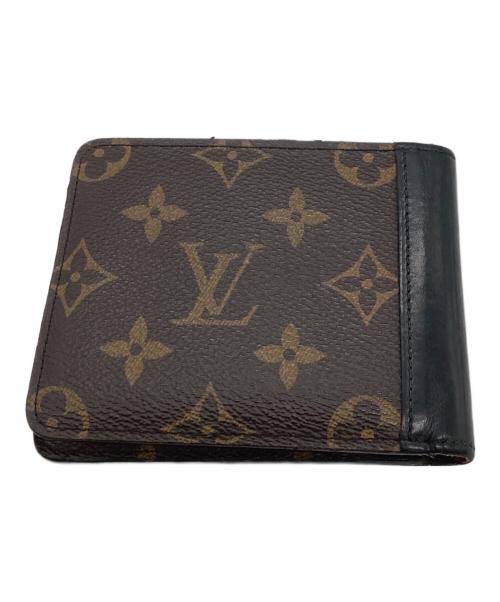 LOUIS VUITTON（ルイ ヴィトン）LOUIS VUITTON (ルイ ヴィトン) 2つ折り財布　	マカサー ポルトフォイユ・ガスパル ブラウンの古着・服飾アイテム