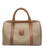 CELINEセリーヌ）の古着「ボストンバッグ　マカダム」｜ベージュ