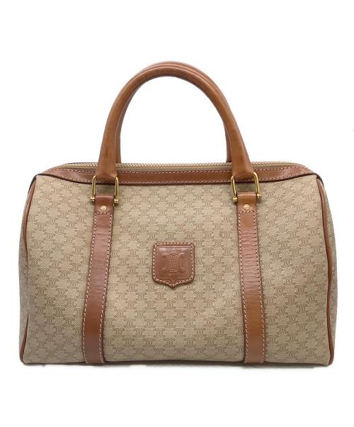 CELINE（セリーヌ）CELINE (セリーヌ) ボストンバッグ　	マカダム ベージュの古着・服飾アイテム