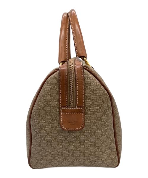 CELINE（セリーヌ）CELINE (セリーヌ) ボストンバッグ　	マカダム ベージュの古着・服飾アイテム