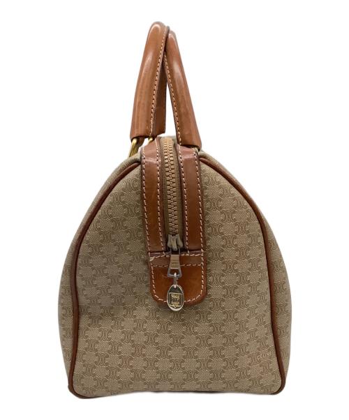 CELINE（セリーヌ）CELINE (セリーヌ) ボストンバッグ　	マカダム ベージュの古着・服飾アイテム