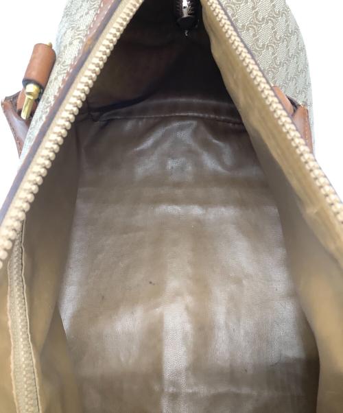 CELINE（セリーヌ）CELINE (セリーヌ) ボストンバッグ　	マカダム ベージュの古着・服飾アイテム