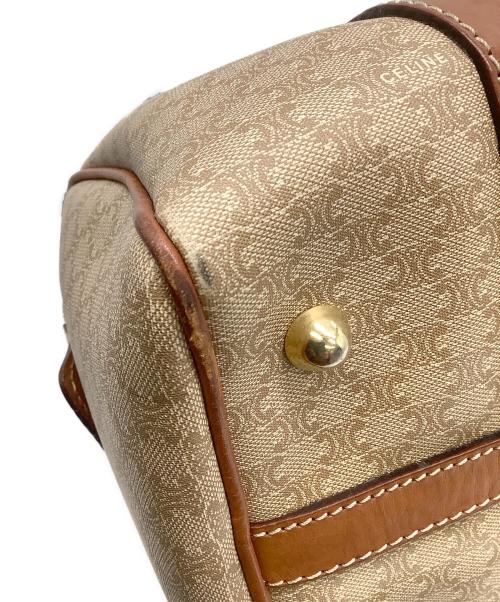 CELINE（セリーヌ）CELINE (セリーヌ) ボストンバッグ　	マカダム ベージュの古着・服飾アイテム