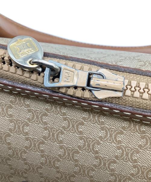 CELINE（セリーヌ）CELINE (セリーヌ) ボストンバッグ　	マカダム ベージュの古着・服飾アイテム