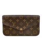 LOUIS VUITTONルイ ヴィトン）の古着「ポシェット・フェリシー/チェーンショルダーバッグ/チェーンウォレット」｜ブラウン