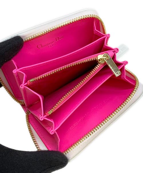 Christian Dior（クリスチャン ディオール）Christian Dior (クリスチャン ディオール) コンパクトウォレット　VIBE VOYAGEUR ピンクの古着・服飾アイテム