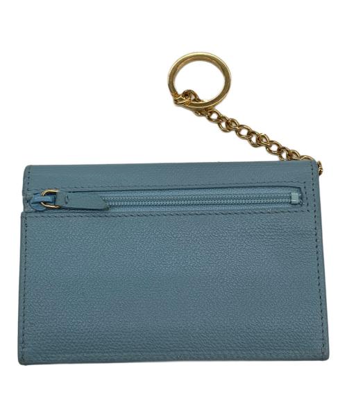 CHANEL（シャネル）CHANEL (シャネル) キーリング付きコインケース スカイブルーの古着・服飾アイテム