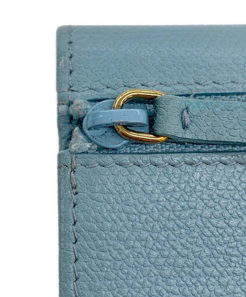 CHANEL（シャネル）CHANEL (シャネル) キーリング付きコインケース スカイブルーの古着・服飾アイテム