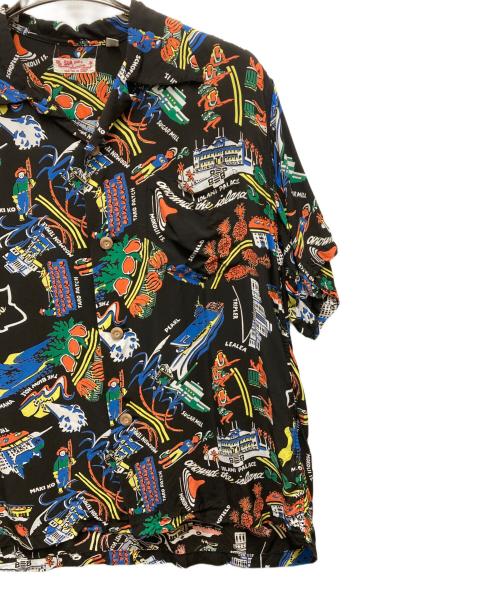 Sun Surf（サンサーフ）Sun Surf (サンサーフ) アロハシャツ ブラック サイズ:M(15‐15)1/2の古着・服飾アイテム