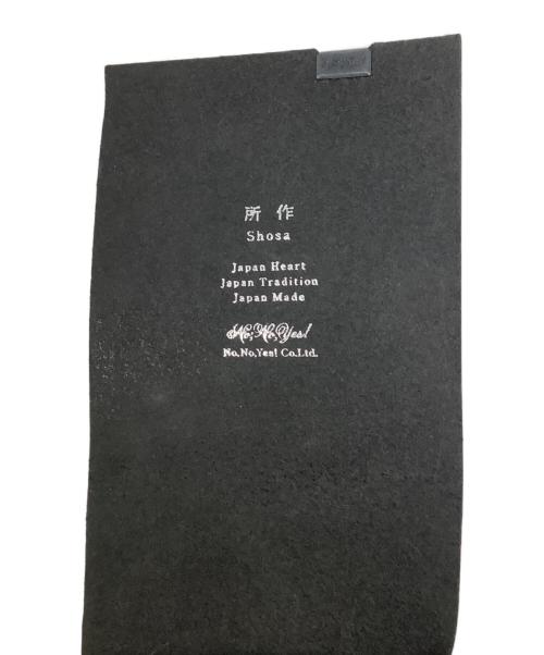 所作 shosa（ショサ）所作 shosa (ショサ) 3つ折り財布　ショートウォレット2.0 ブラックの古着・服飾アイテム