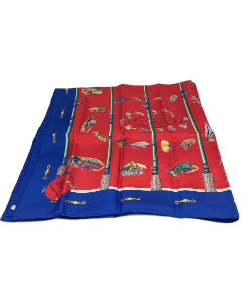 HERMES（エルメス）HERMES (エルメス) スカーフ　	FLIES レッドの古着・服飾アイテム