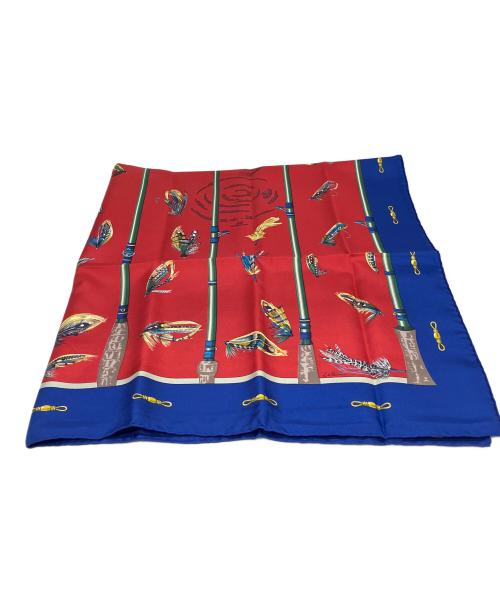 HERMES（エルメス）HERMES (エルメス) スカーフ　	FLIES レッドの古着・服飾アイテム