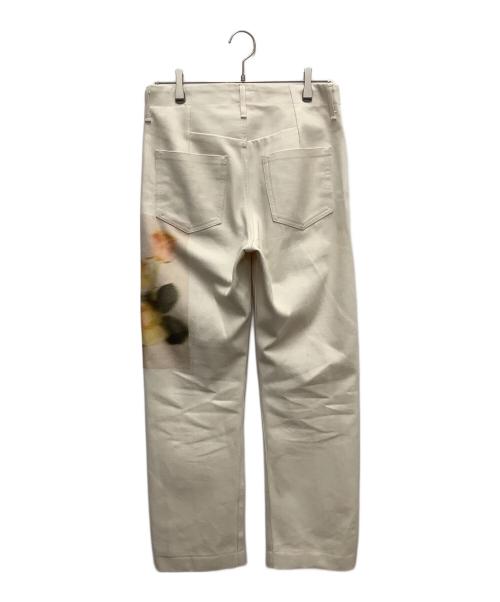 TANAKA（タナカ）TANAKA (タナカ) デニムパンツ　STRAIGHT JEAN TROUSERS　	WHITE ROSE ベージュ サイズ:SIZE　66cm　（W26）の古着・服飾アイテム