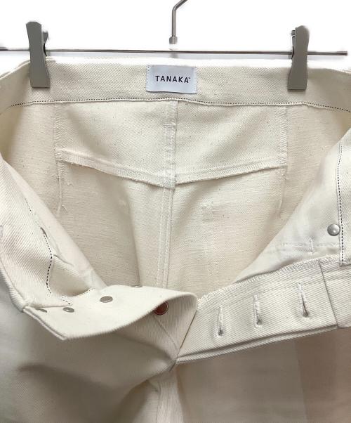 TANAKA（タナカ）TANAKA (タナカ) デニムパンツ　STRAIGHT JEAN TROUSERS　	WHITE ROSE ベージュ サイズ:SIZE　66cm　（W26）の古着・服飾アイテム