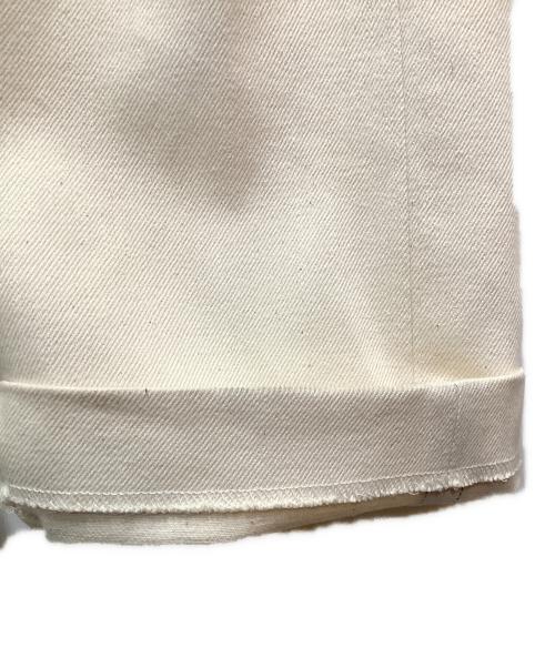 TANAKA（タナカ）TANAKA (タナカ) デニムパンツ　STRAIGHT JEAN TROUSERS　	WHITE ROSE ベージュ サイズ:SIZE　66cm　（W26）の古着・服飾アイテム