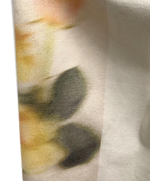 TANAKA（タナカ）TANAKA (タナカ) デニムパンツ　STRAIGHT JEAN TROUSERS　	WHITE ROSE ベージュ サイズ:SIZE　66cm　（W26）の古着・服飾アイテム