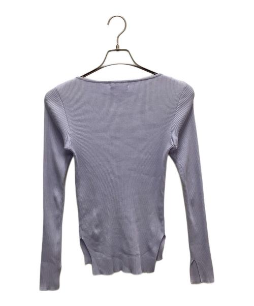 AURALEE（オーラリー）AURALEE (オーラリー) Ron Herman (ロンハーマン) ニット　ギザボートネックプルオーバー パープル サイズ:SIZE　０の古着・服飾アイテム