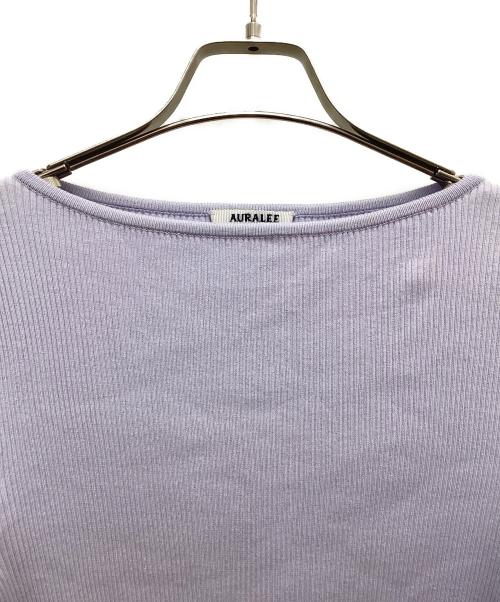 AURALEE（オーラリー）AURALEE (オーラリー) Ron Herman (ロンハーマン) ニット　ギザボートネックプルオーバー パープル サイズ:SIZE　０の古着・服飾アイテム