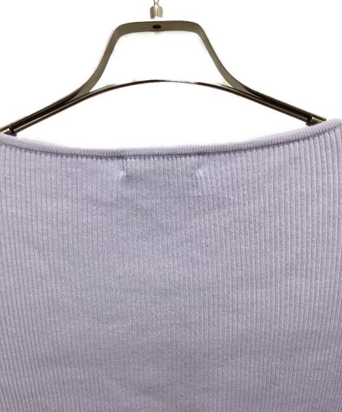 AURALEE（オーラリー）AURALEE (オーラリー) Ron Herman (ロンハーマン) ニット　ギザボートネックプルオーバー パープル サイズ:SIZE　０の古着・服飾アイテム