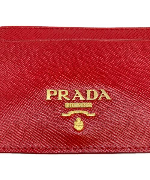 PRADA（プラダ）PRADA (プラダ) パスケース レッドの古着・服飾アイテム