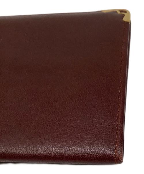 Cartier（カルティエ）Cartier (カルティエ) 札入れ ボルドーの古着・服飾アイテム