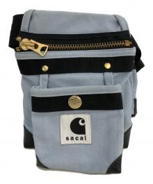 sacai×Carhartt WIP（サカイ×カーハート ワーク イン プログレス）の古着「ウエストバッグ　Pocket Bag」｜スカイブルー