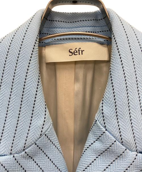 Sefr（セファ）Sefr (セファ) テーラードジャケット スカイブルー サイズ:SIZE XSの古着・服飾アイテム