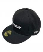 SUPREME×New Eraシュプリーム×ニューエラ）の古着「キャップ 59FIFTY WOWRLD FAMOUS 1994」｜ブラック