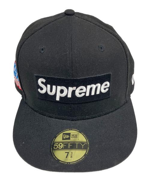 SUPREME（シュプリーム）SUPREME (シュプリーム) New Era (ニューエラ) キャップ 59FIFTY WOWRLD FAMOUS 1994 ブラック サイズ:SIZE7　3/8（58.7㎝）の古着・服飾アイテム