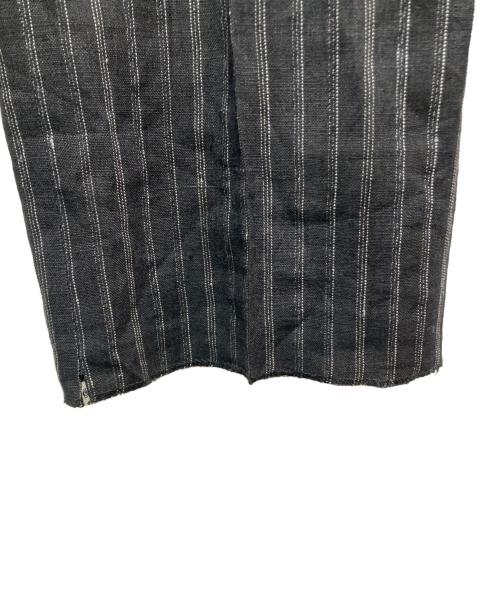 COMME des GARCONS（コムデギャルソン）COMME des GARCONS (コムデギャルソン) リネンタックパンツ ブラック サイズ:SIZE Mの古着・服飾アイテム