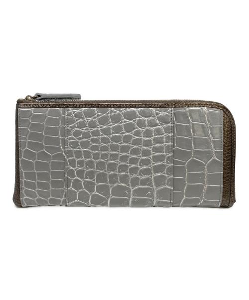 BEAUGRAND（ボーグラン）BEAUGRAND (ボーグラン) 長財布 グレーの古着・服飾アイテム