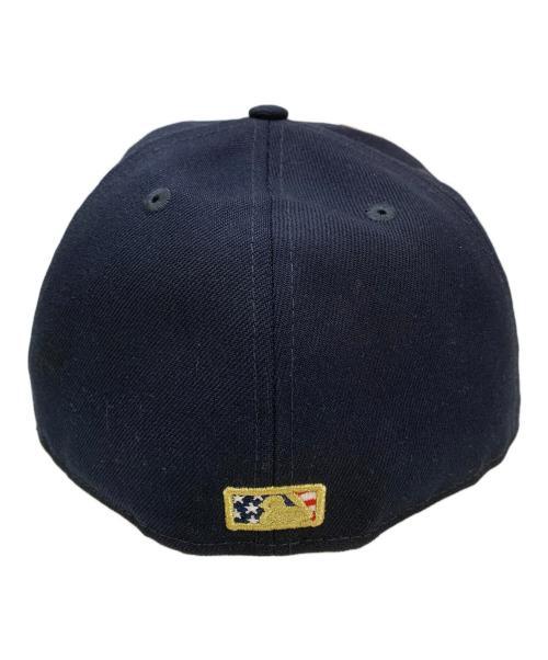 New Era（ニューエラ）New Era (ニューエラ) キャップ 59FIFTY NY YANKEES MLB 4TH OF JULY ネイビー サイズ:SIZE 7 3/8(58.7cm)の古着・服飾アイテム