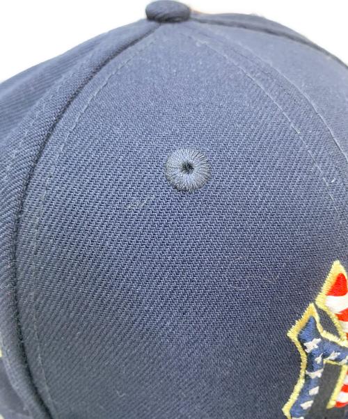 New Era（ニューエラ）New Era (ニューエラ) キャップ 59FIFTY NY YANKEES MLB 4TH OF JULY ネイビー サイズ:SIZE 7 3/8(58.7cm)の古着・服飾アイテム