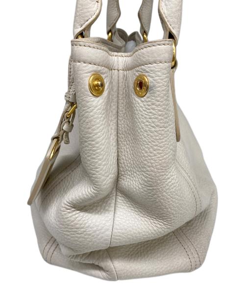 PRADA（プラダ）PRADA (プラダ) 2WAYトートバッグ ホワイトの古着・服飾アイテム