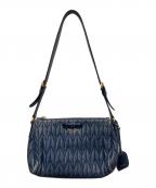 MIU MIUミュウミュウ）の古着「セミショルダーバッグ」｜ネイビー