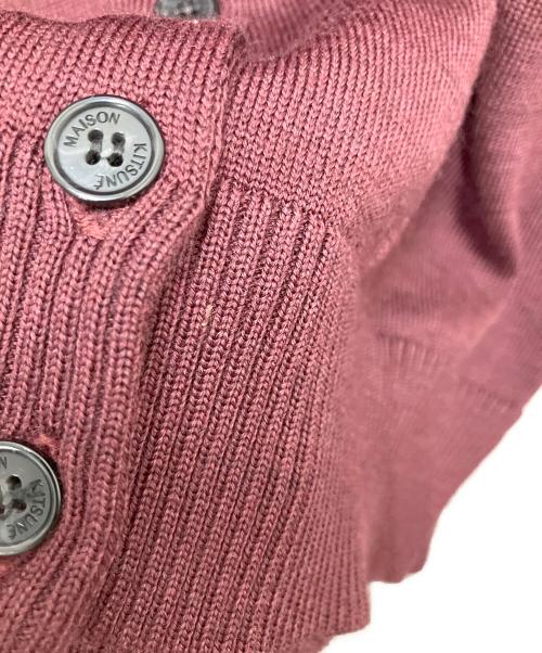 maison kitsune（メゾンキツネ）maison kitsune (メゾンキツネ) ニットカーディガン ボルドー サイズ:SIZE Sの古着・服飾アイテム