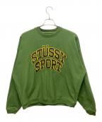 stussyステューシー）の古着「スウェット」｜グリーン