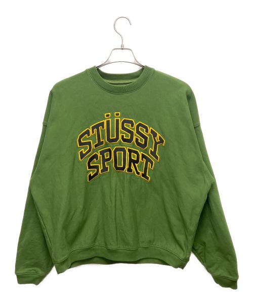 stussy（ステューシー）stussy (ステューシー) スウェット グリーン サイズ:SIZE Mの古着・服飾アイテム