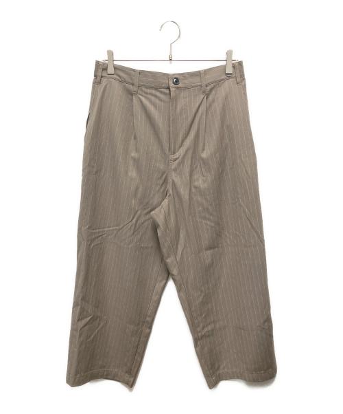 stussy（ステューシー）stussy (ステューシー) タックパンツ ベージュ サイズ:SIZE 76cmの古着・服飾アイテム